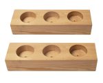 Wooden Triple Holder - Image 4