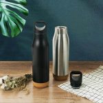 Giftology Insulated Water Bottle with Cork Base-500ml - Image 2