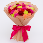 Exclusive Mixed Carnation Bouquet - Image 2