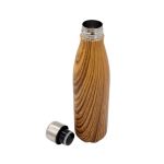 Hans Larsen Stainless Steel Water Bottle with Wood Print