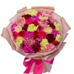Exclusive Mixed Carnation Bouquet - Image 3
