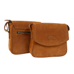 Chestnut Nubuck Sling Bag