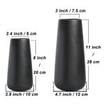 Elegant Tapered Ceramic Vase - Image 2