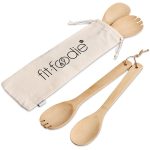 Okiyo Shinsen Bamboo Salad Servers - Image 5