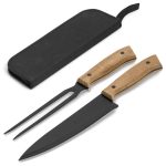 US Basic Butcher's Block Carving Set - Image 2