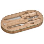 Okiyo Suraisu Bamboo Food & Wine Set - Image 2