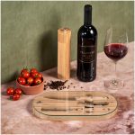 Okiyo Suraisu Bamboo Food & Wine Set - Image 4
