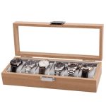 Bamboo Wooden Watch Box – 6 Slots