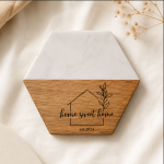 Personalised Marble Coasters - 4Pc Set - Image 2