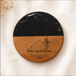 Personalised Marble Coasters - 4Pc Set