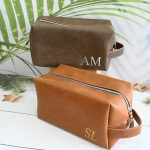 Genuine Leather Wash Bag
