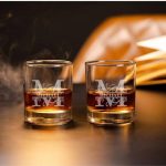 Personalised Set of 2 Whiskey Glasses